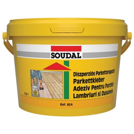 Soudal 68A Parketta ragasztó D3 - diszperziós. 5kg