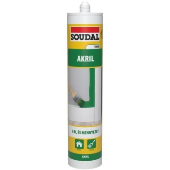 Soudal Akril fehér - Festhető tömítő. 280ml