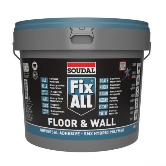 Soudal Fix All Floor & Wall (MS polimer) padló- és falburkolat ragasztó. 15kg