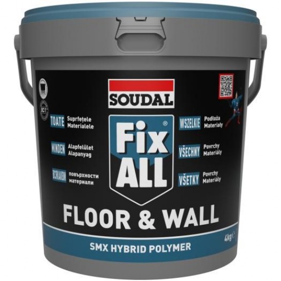 Soudal Fix All Floor & Wall (MS polimer) padló- és falburkolat ragasztó. 4kg