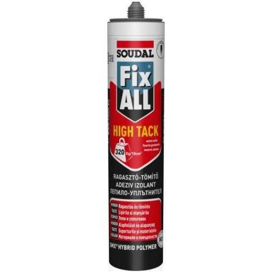 Soudal Fix All High-Tack fehér szerelőragasztó. 290ml