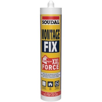 Soudal Montage Fix Szerelőragasztó - Diszperziós (oldószermentes). 280ml