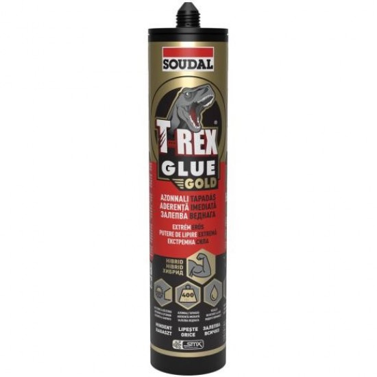 Soudal T-REX GOLD Extrém tapadóerő 400 kg/m2- 290 ml