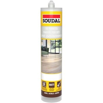 Soudal parkettatömítő világosszürke - festhető/lakkozható. 280ml