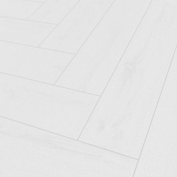 The Floor Herringbone D2935 WHITE klikkes SPC padló int. alátéttel