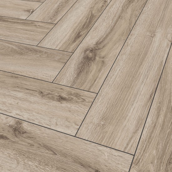 The Floor Herringbone P1003 VAIL OAK klikkes SPC padló int. alátéttel