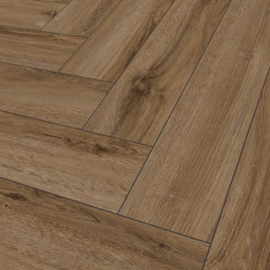 The Floor Herringbone P1006 JACKSON OAK  klikkes SPC padló int. alátéttel