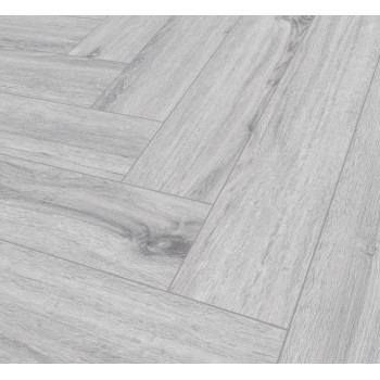 The Floor Herringbone P1007 ICE OAK klikkes SPC padló int. alátéttel