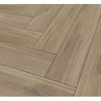 The Floor Herringbone P6002 YORK OAK klikkes SPC padló int. alátéttel