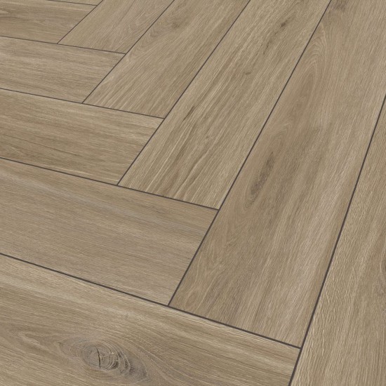 The Floor Herringbone P6002 YORK OAK klikkes SPC padló int. alátéttel