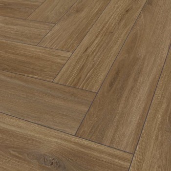 The Floor Herringbone P6003 CALM OAK klikkes SPC padló int. alátéttel
