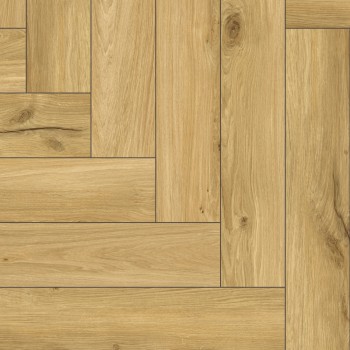 The Floor Herringbone P7001 Honey Oak klikkes SPC padló int. alátéttel