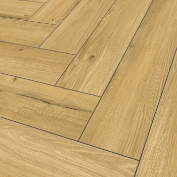 The Floor Herringbone P7001 Honey Oak klikkes SPC padló int. alátéttel