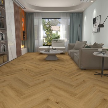 VinCore Herringbone Corsica klikkes, halszálka SPC padló int. alátéttel