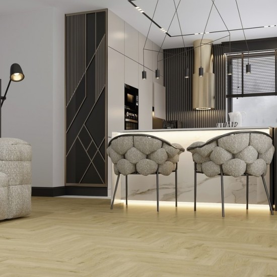 VinCore Herringbone+ Nice klikkes, halszálka SPC padló int. alátéttel