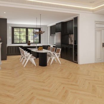 VinylTechLab Herringbone Balmoral klikkes, halszálka SPC padló int. alátéttel