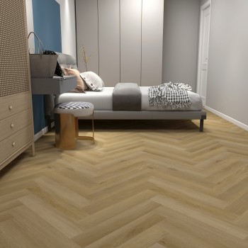 VinylTechLab Herringbone Pena klikkes, halszálka SPC padló int. alátéttel