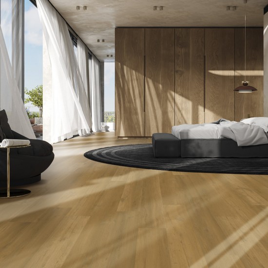 VinylTechLab Woodlands Copper klikkes SPC padló integrált alátéttel