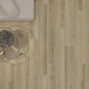 VinylTechLab Woodlands Ivory klikkes SPC padló integrált alátéttel