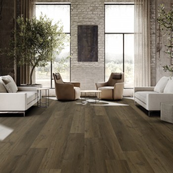 VinylTechLab Woodlands Russet klikkes SPC padló integrált alátéttel